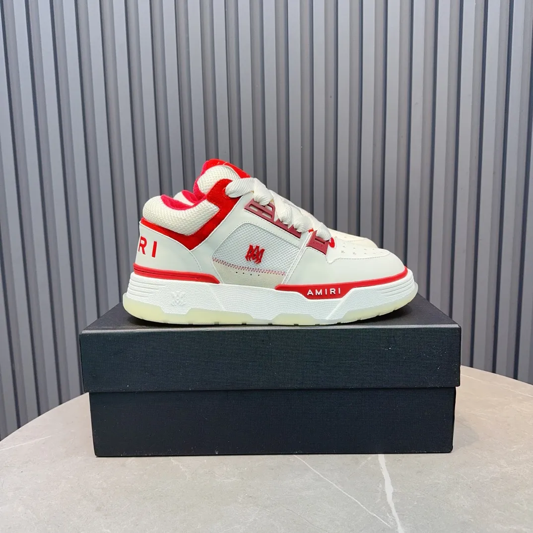 Men's shoes 💰660💰 AMIRI AMIRI trendy brand hot sale 🔥 Available all year round, couples 💑 Official website synchronization Imported fabrics 1⃣️ vs 1⃣️ replica, original factory special original sole, 35-45 (45. non-refundable)
